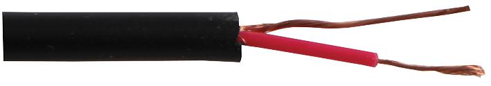 UBMIC056BLK MIC CABLE UNBALANCED 24AWG BLK 100M PRO POWER