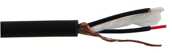 BMIC029BLK MIC CABLE BALANCED 24AWG BLK 100M PRO POWER