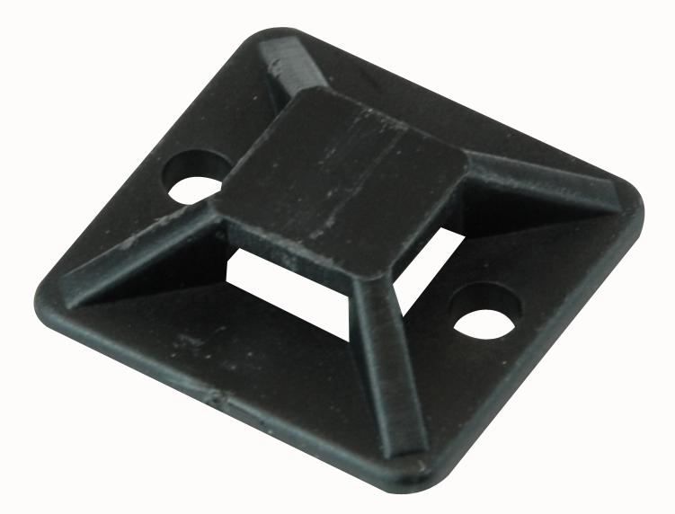 NB/B22/BLK CABLE TIE BASE 19X19X4MM BLK10/PACK PRO POWER