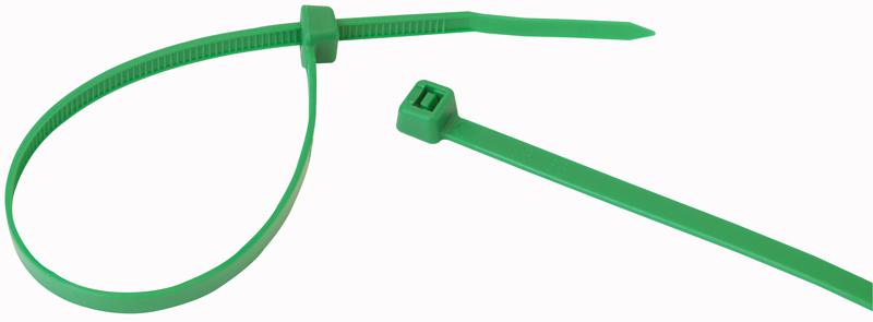 200 X 4.8MM GREEN CABLE TIES 200 X 4.8MM GREEN 100PK PRO POWER