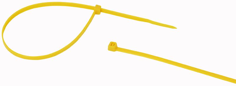 300 X 4.8MM YELL CABLE TIES 300 X 4.8MM YELLOW 100PK PRO POWER
