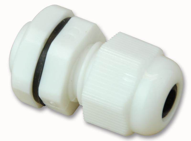 MG-12 WHITE M12 CABLE GLAND WHITE PRO POWER