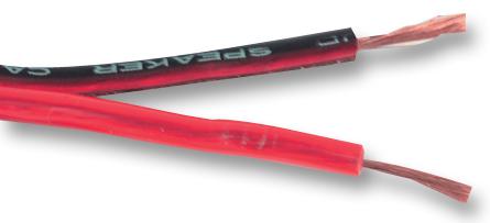 JY-1250RB CABLE, FIG8, 2 X 0.57MM, RED/BLK, 100M PRO POWER