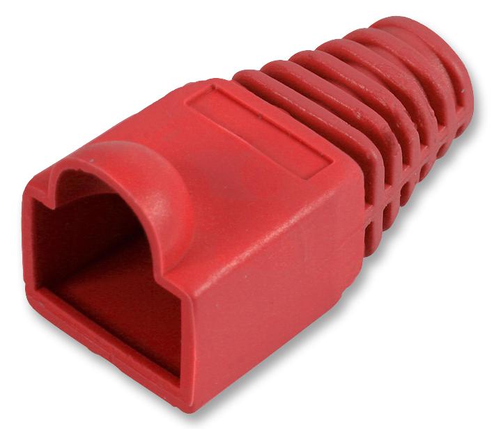 SH001 6 RED STRAIN RELIEF BOOT 6MM RED 10/PACK PRO POWER