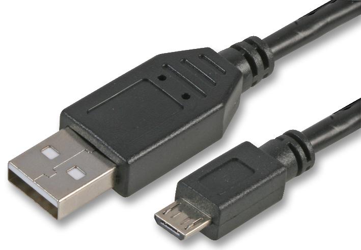 PSG90890 LEAD, USB A M-USB MICRO B M 1M BLK PRO SIGNAL