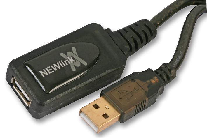 USB2REP20 LEAD, USB 2.0 REPEATER, 20M NEWLINK