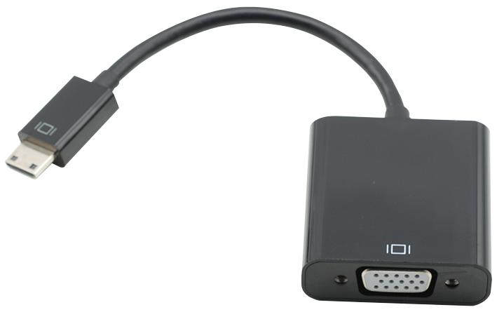 PSG90915 ADAPTER, MINI HDMI M-VGA F, BLACK PRO SIGNAL