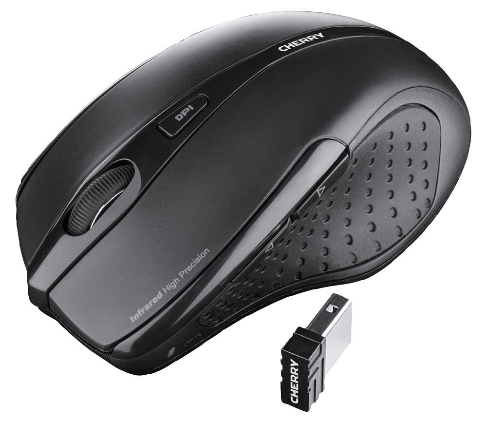 JW-T0100 WIRELESS MOUSE, USB, INFRA RED, BLACK CHERRY