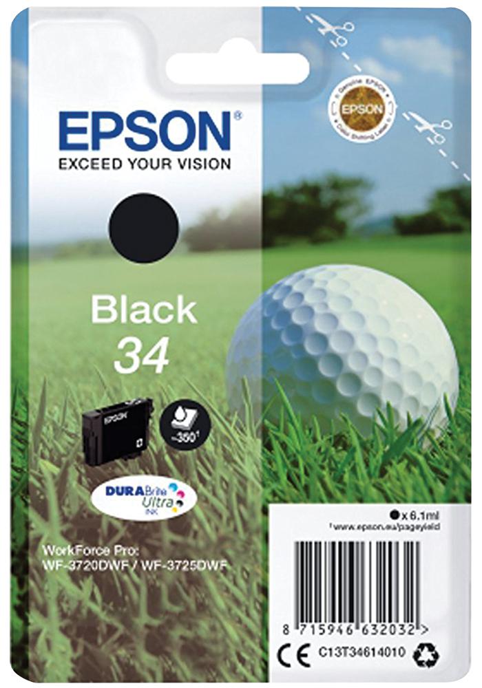 C13T34614010 INK CART, T3461, BLACK, EPSON EPSON
