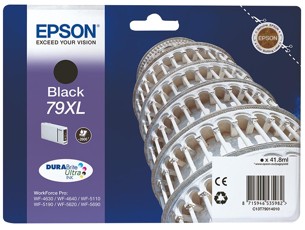 C13T79014010 INK CART, T7901, BLACK XL, EPSON EPSON