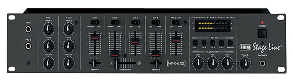 MPX-622/SW MPX-622 6 CHANNEL AUDIO MIXER IMG STAGE LINE