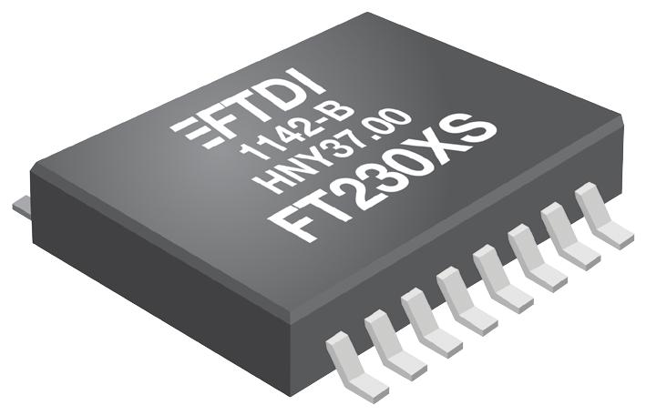 FT230XS-R I/F, USB2.0 FS TO BASIC UART, 16SSOP FTDI