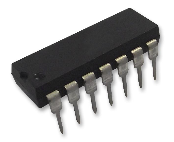 MCP3204-BI/P ADC, 12BIT, 2.7V, 4CH, SPI, 14-DIP MICROCHIP