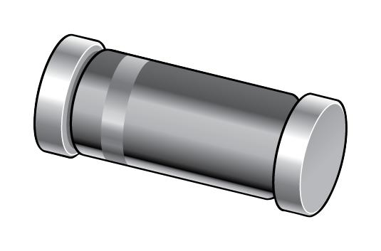 BZV55-B22,115 ZENER DIODE, 22V, 0.4W, SOD-80C NEXPERIA