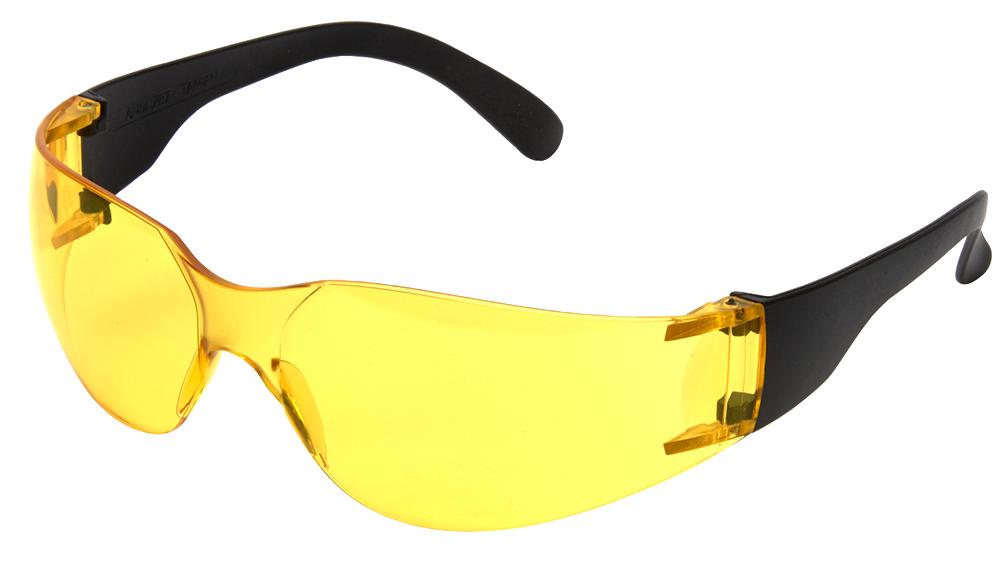 8E10Y SAFETY GLASSES, YELLOW LENS ST