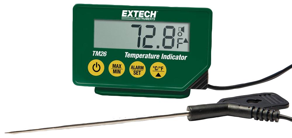 TM26 THERMOMETER WITH PROBE, WATERPROOF EXTECH INSTRUMENTS