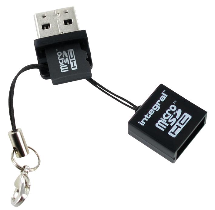 INCRMSDMINIUSB USB MICRO SD/MICROSDHC READER INTEGRAL