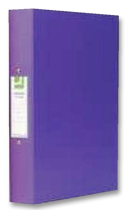 KF01474 RING BINDER A4 PURPLE (PK10) Q CONNECT