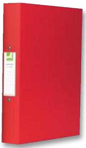 KF02008 X1 RING BINDER A4 RED Q CONNECT