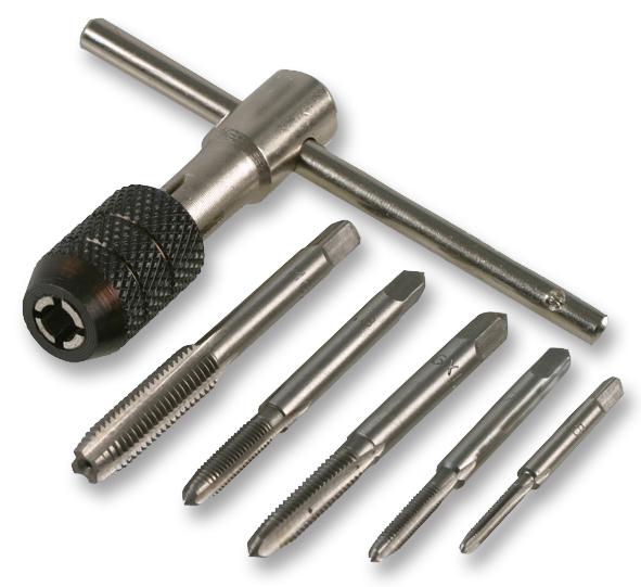 D00193 TAP AND WRENCH SET, 6PC DURATOOL