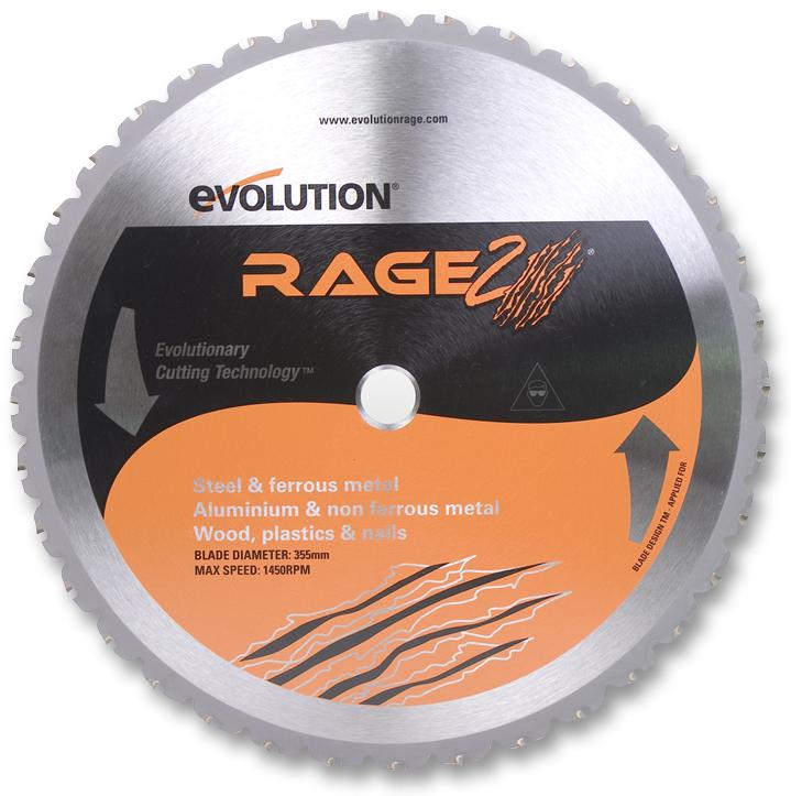 RAGEBLADE 355M BLADE, M/PURPOSE, TCT, RAGE2, 355MM EVOLUTION