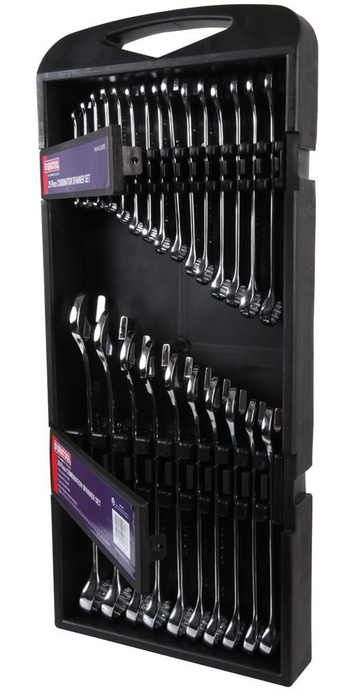 D03082 SPANNER SET, TRAY, 25PC, 6-32MM DURATOOL