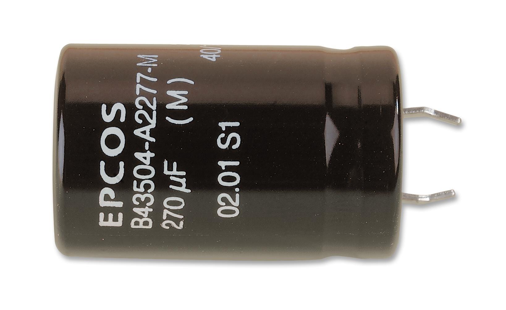 EPCOS Aluminium Electrolytic Capacitors - Snap In / B43504A2227M000 CAP, 220µF, 250V, ALU ELEC, SNAP IN EPCOS 1219073 B43504A2227M000