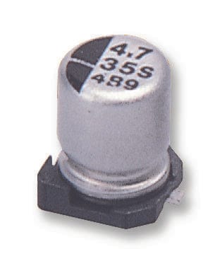 PANASONIC Aluminium Electrolytic Capacitors - SMD EEE1HA220AP CAP, 22UF, 50V, ALU ELEC, SMD PANASONIC 3254183 EEE1HA220AP