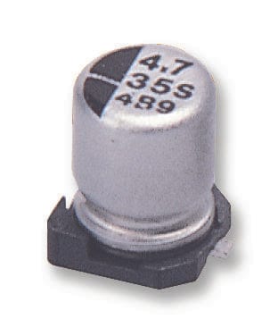 PANASONIC Aluminium Electrolytic Capacitors - SMD EEEHB1E4R7R CAP, 4.7µF, 25V, RADIAL, SMD PANASONIC 9696822 EEEHB1E4R7R