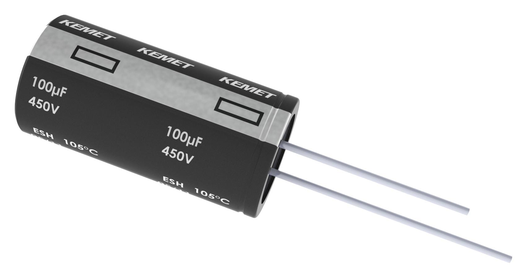 KEMET Aluminium Electrolytic Capacitors - Leaded ESH108M010AH2AA CAP, 1000µF, 10V, 20% KEMET 2068733 ESH108M010AH2AA