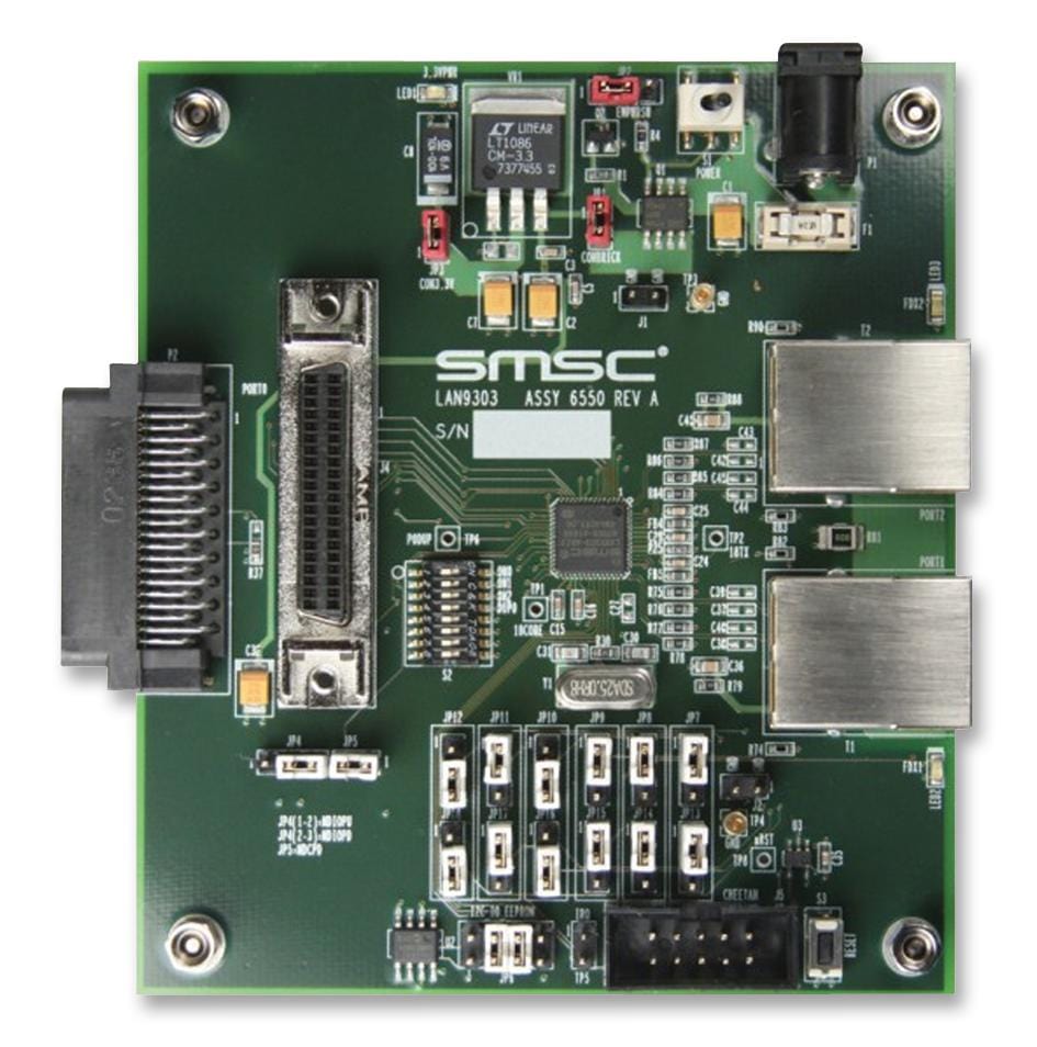 MICROCHIP Interface / Communications EVB9303 EVALUATION BOARD, ENET PHY, MICROCHIP 2292561 EVB9303