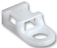 TA1S10-C - Cable Tie Mount, 4 Way Anchor, Screw, 5.1 mm, Natural, Nylon (Polyamide), 5.1 mm, 19 mm - PANDUIT