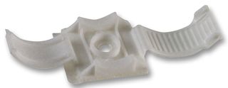 ARC.68-S6-Q - Fastener, Clincher&trade; Screw Mt, Adjustable Releasable Cable Clamp, PP (Polypropylene), White, 25.4 mm - PANDUIT