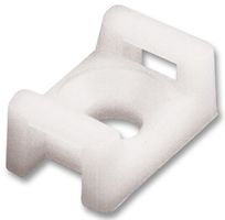 TM2S8-C - Cable Tie Mount, Low Profile Cradle, Screw, 4.6 mm, Natural, Nylon 6.6 (Polyamide 6.6), 16 mm - PANDUIT