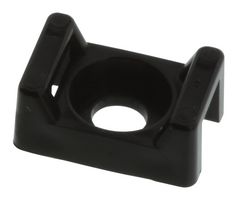 TM2S8-C0 - Cable Tie Mount, Cradle, Weather Resistant, Screw, 4.6 mm, Black, Nylon 6.6 (Polyamide 6.6), 16 mm - PANDUIT