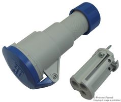 PE1663PV - Pin & Sleeve Connector, 16 A, 240 V, Cable Mount, Socket, 2P+E, Blue - ILME