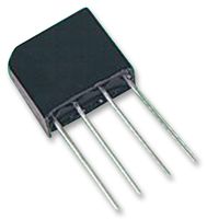 GBU8B - Bridge Rectifier, Single Phase, 100 V, 8 A, SIP, 4 Pins, 1 V - ONSEMI