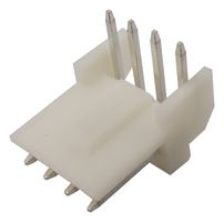 171826-4 - Pin Header, Right Angle, Wire-to-Board, 2.54 mm, 1 Rows, 4 Contacts, Through Hole Right Angle - AMP - TE CONNECTIVITY