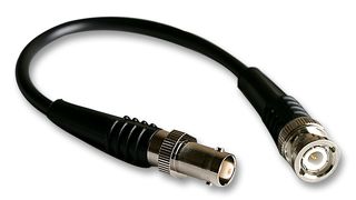 1337774-2 - RF / Coaxial Cable Assembly, BNC Plug to BNC Socket, RG58, 50 ohm, 19.69 ", 500 mm, Black - GREENPAR - TE CONNECTIVITY