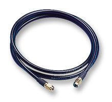 1337809-3 - RF / Coaxial Cable Assembly, SMA Plug to SMA Plug, RG174, 50 ohm, 3.28 ft, 1 m, Black - GREENPAR - TE CONNECTIVITY