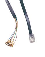 LCH - Telephone Modular Cable, RJ11 Plug, Black, 3m - TUK