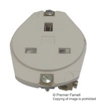 735WHI - Socket, Circular, 13 A, White Moulded - HONEYWELL