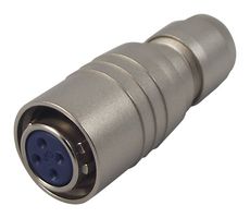 HR10-7P-4S(73) - Circular Connector, HR10 Series, Cable Mount Plug, 4 Contacts, Solder Socket, Brass Zinc Alloy Body - HIROSE(HRS)