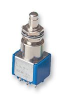 8646A - Pushbutton Switch, 8000, 6.5 mm, DPDT, On-On, Plunger - APEM