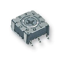 P36S101 - Rotary Coded Switch, P36S, Surface Mount, 10 Position, 24 VDC, BCD, 400 mA - APEM