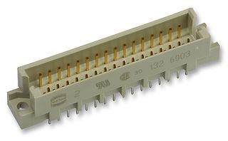 09 28 148 6903 - DIN 41612 Connector, Type 2R, 48 Contacts, Plug, 2.54 mm, 3 Row, a + b + c - HARTING