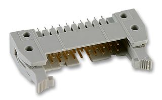 09 18 510 7904 - Pin Header, Long Latch, Wire-to-Board, 2.54 mm, 2 Rows, 10 Contacts, Through Hole, SEK 18 - HARTING