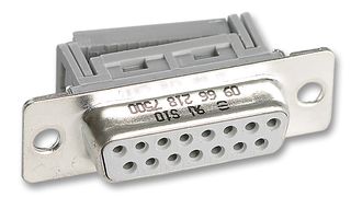 09 66 118 7500. - D Sub Connector, DB9, Standard, Receptacle, 9 Contacts, DE, IDC / IDT - HARTING