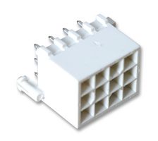 1-770186-0 - Pin Header, Wire-to-Board, 4.14 mm, 3 Rows, 12 Contacts, Through Hole Straight - AMP - TE CONNECTIVITY