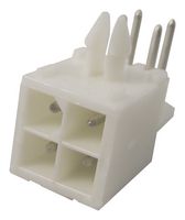 1-770968-0 - Pin Header, Right Angle, Wire-to-Board, 4.14 mm, 2 Rows, 4 Contacts, Through Hole Right Angle - AMP - TE CONNECTIVITY